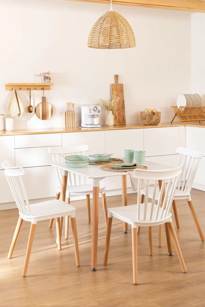 Comedor para 4 personas con Windsor