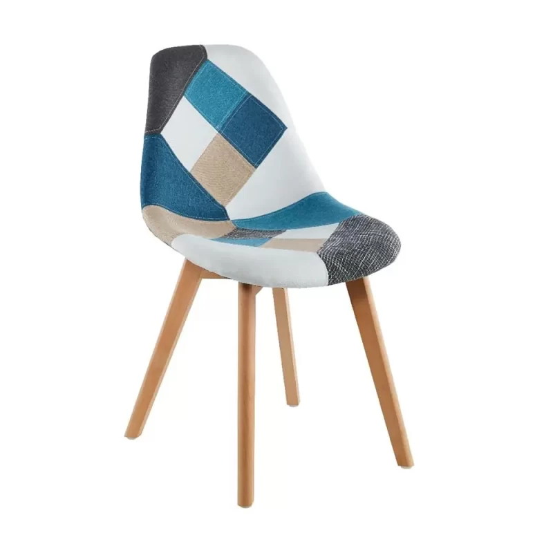 Silla patchwork pata Tulip