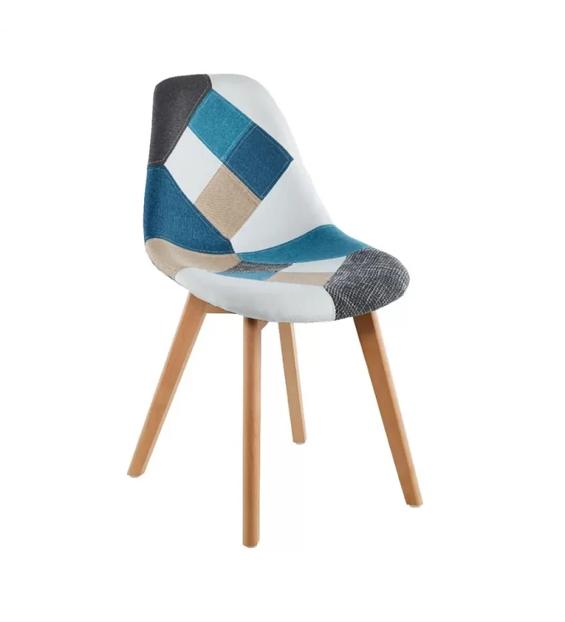 Silla patchwork pata Tulip