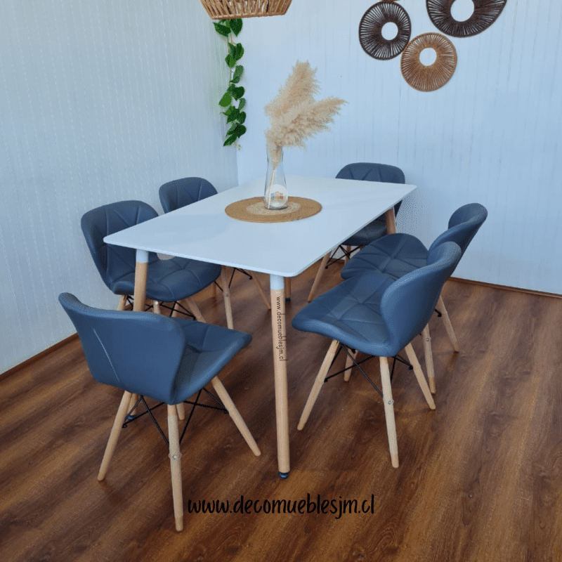 Comedor rectangular Mariposa de Melamina