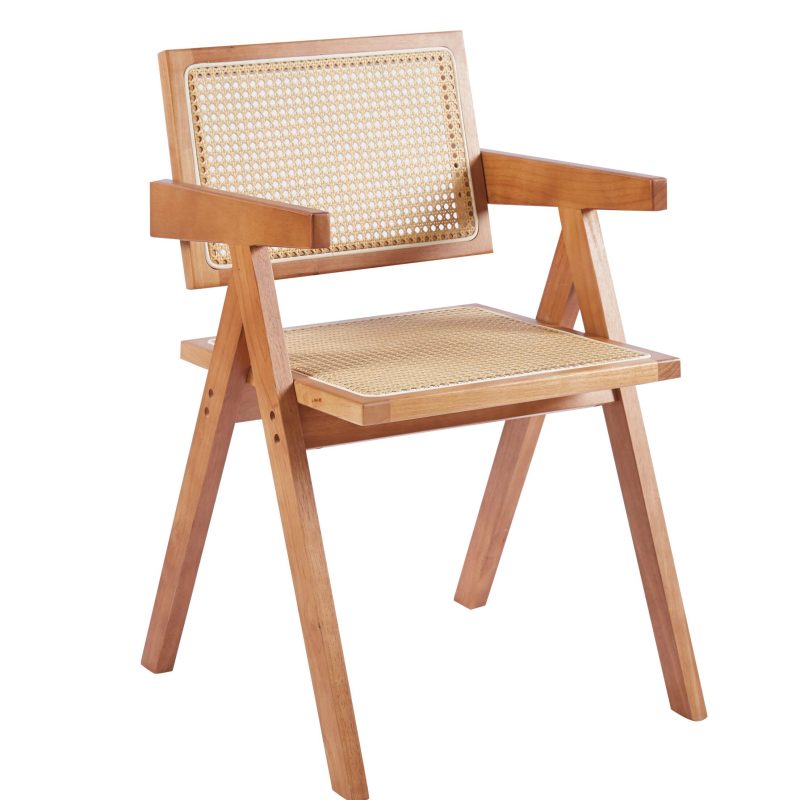 Silla Chandigarh Madera Rattan