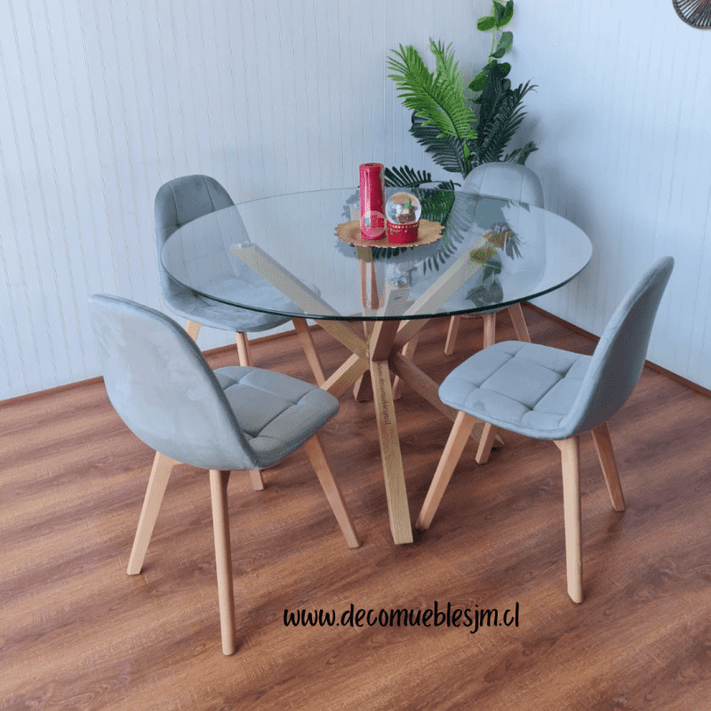 Comedor Elite Velvet Imperio buckle - Imagen 3
