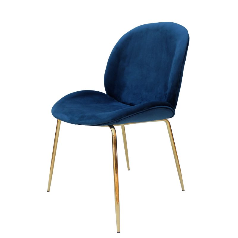 Silla Olivia Velvet Gold - Imagen 4