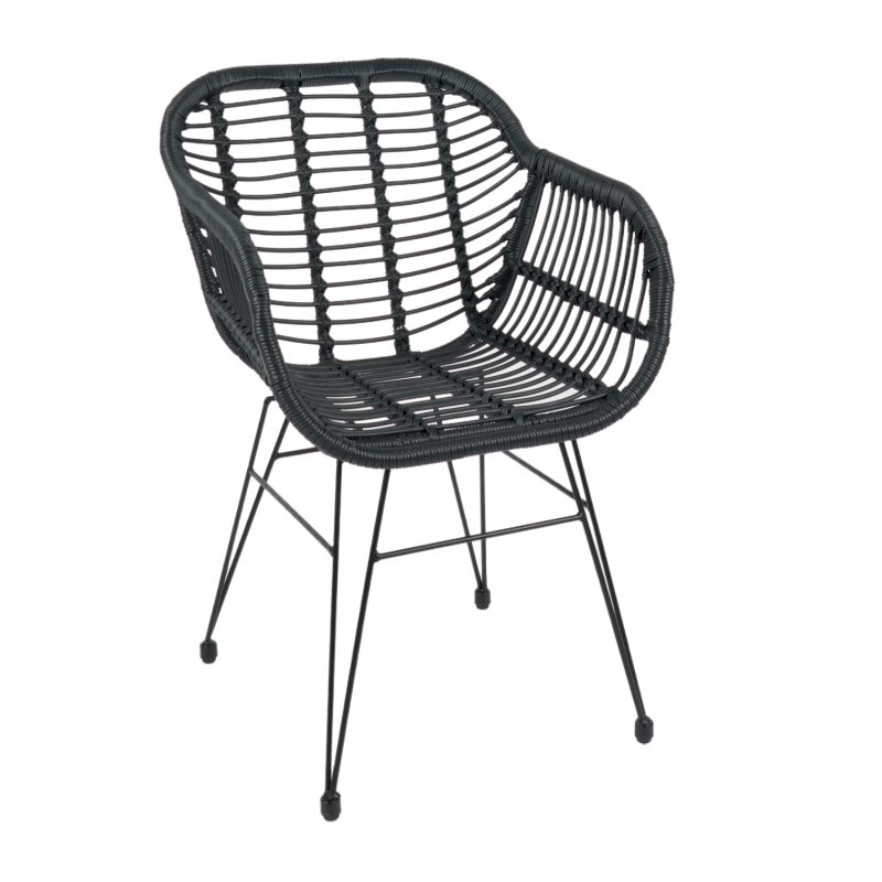 Butaca con Apoyabrazos de Terraza Rattan Grecia
