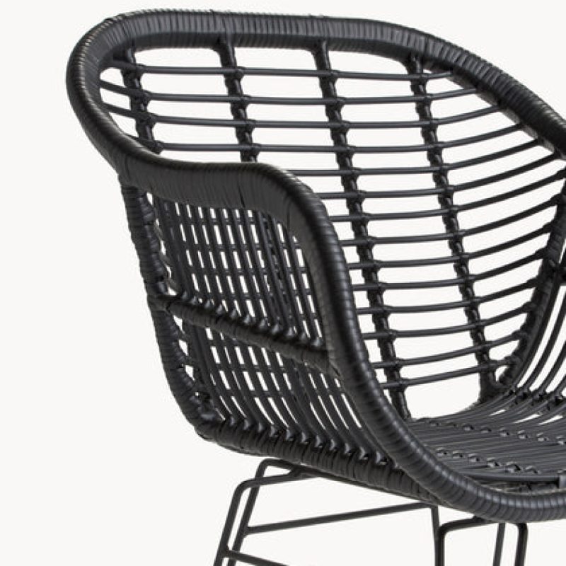 Butaca con Apoyabrazos de Terraza Rattan Grecia - Imagen 2