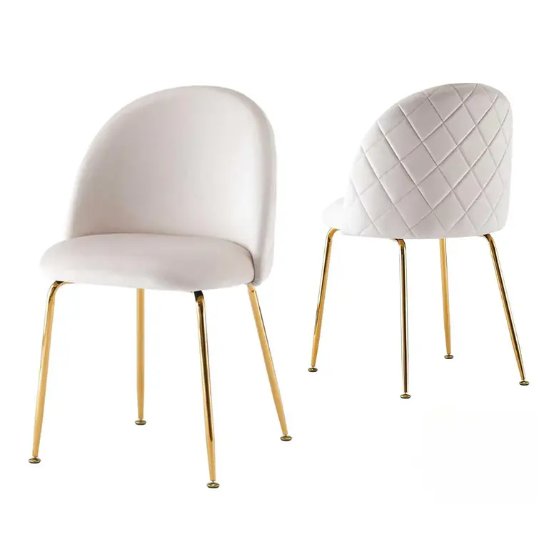 Pack de 2 sillas Alicia Velvet gold