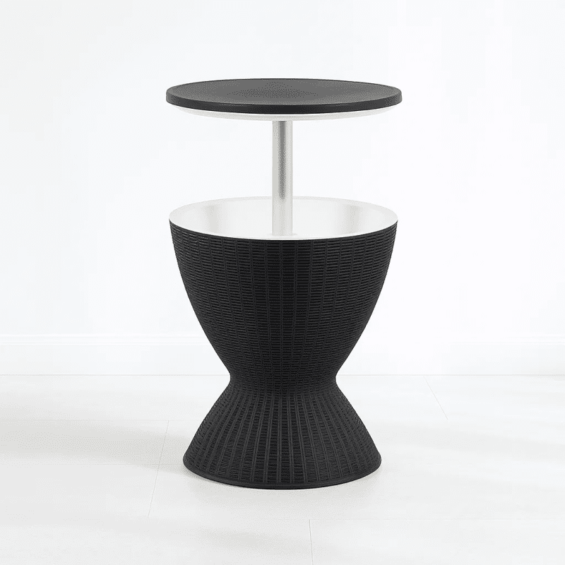 Mesa Alta Nami Bar Multifuncional de Rattan Sintético